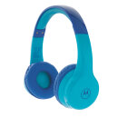 Motorola JR 300 kids wireless safety headphone Farbe: blau