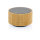 Kabelloser 3W-Lautsprecher aus RCS rKunststoff & Bambus Farbe: schwarz