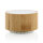 Kabelloser 3W-Lautsprecher aus RCS rKunststoff & Bambus Farbe: weiß