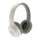 Kopfhörer aus RCS Standard recyceltem Kunststoff Farbe: weiß