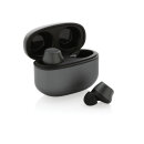 Terra Wireless-Ohrhörer aus RCS recyceltem Aluminium Farbe: grau