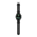Runde Fit Watch aus RCS recyceltem TPU Farbe: schwarz