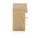 Holz-Vogelhaus Farbe: braun