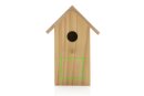Holz-Vogelhaus Farbe: braun