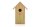 Holz-Vogelhaus Farbe: braun
