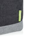 Zweifarbige RPET Kühltasche Farbe: grau, grau