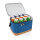Impact AWARE™ XL RPET Two-Tone Kühltasche mit Korkdetail Farbe: blau