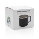 Stainless-Steel Camping-Tasse Farbe: schwarz