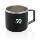 Stainless-Steel Camping-Tasse Farbe: schwarz