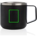 Stainless-Steel Camping-Tasse Farbe: schwarz