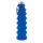 Auslaufgeschützte faltbare Silikonflasche Farbe: blau
