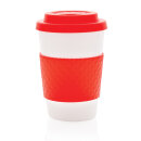 Wiederverwendbarer Kaffeebecher 270ml Farbe: rot