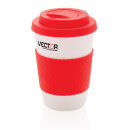 Wiederverwendbarer Kaffeebecher 270ml Farbe: rot