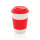 Wiederverwendbarer Kaffeebecher 270ml Farbe: rot