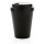 Wiederverwendbarer doppelwandiger Kaffeebecher 300ml Farbe: schwarz