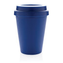 Wiederverwendbarer doppelwandiger Kaffeebecher 300ml Farbe: blau