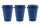 Wiederverwendbarer doppelwandiger Kaffeebecher 300ml Farbe: blau