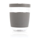 Ukiyo Borosilikatglas mit Silikondeckel & Sleeve Farbe: grau