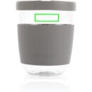 Ukiyo Borosilikatglas mit Silikondeckel & Sleeve Farbe: grau
