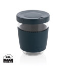 Ukiyo Borosilikatglas mit Silikondeckel & Sleeve Farbe: blau