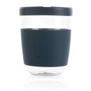 Ukiyo Borosilikatglas mit Silikondeckel & Sleeve Farbe: blau