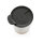 Kork Kaffeebecher Farbe: silber