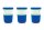 PLA Cup Coffee-To-Go 380ml Farbe: blau