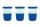 PLA Cup Coffee-To-Go 380ml Farbe: blau