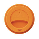 ECO PLA Kaffeebecher Farbe: orange, weiß