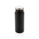 RCS recycelte Stainless Steel Vakuumflasche 600ml Farbe: schwarz, schwarz