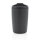 GRS recycelter PP-Becher mit Flip-Deckel Farbe: anthrazit