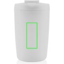 GRS recycelter PP-Becher mit Flip-Deckel Farbe: weiß