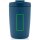 GRS recycelter PP-Becher mit Flip-Deckel Farbe: blau