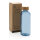 GRS rPET Flasche mit Bambus-Deckel Farbe: blau