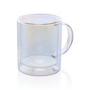 Doppelwandiger Deluxe-Becher aus galvanisiertem Glas...