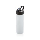 Sport Edelstahlflasche mit Trinkvorrichtung Farbe: weiß