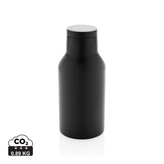 RCS recycelte Stainless Steel Kompakt-Flasche Farbe: schwarz