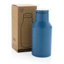 RCS recycelte Stainless Steel Kompakt-Flasche Farbe: blau