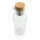 GRS rPET Flasche with Bambusdeckel und Griff Farbe: transparent