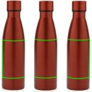 RCS recycelte Stainless Steel Solid Vakuum-Flasche Farbe: rot