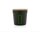 GRS rPP-Becher mit Bambusdeckel Farbe: schwarz