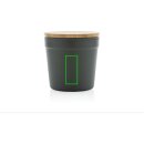 GRS rPP-Becher mit Bambusdeckel Farbe: grau