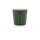GRS rPP-Becher mit Bambusdeckel Farbe: grau