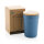 GRS rPP-Becher mit Bambusdeckel Farbe: blau