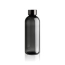 Auslaufsichere Trinkflasche mit Metalldeckel Farbe: schwarz