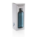 Auslaufsichere Trinkflasche mit Metalldeckel Farbe: blau