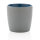 Keramiktasse innen coloriert Farbe: blau, grau