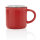 Vintage Keramiktasse Farbe: rot