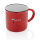 Vintage Keramiktasse Farbe: rot