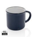 Vintage Keramiktasse Farbe: navy blau